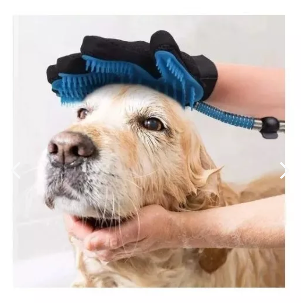 Guante Masajeador Baño Mascotas